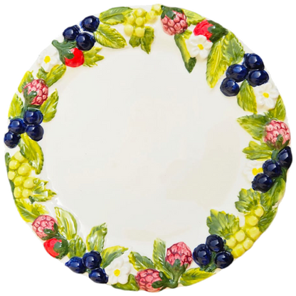 Les Ottomans Berries Porcelain Salad Plate