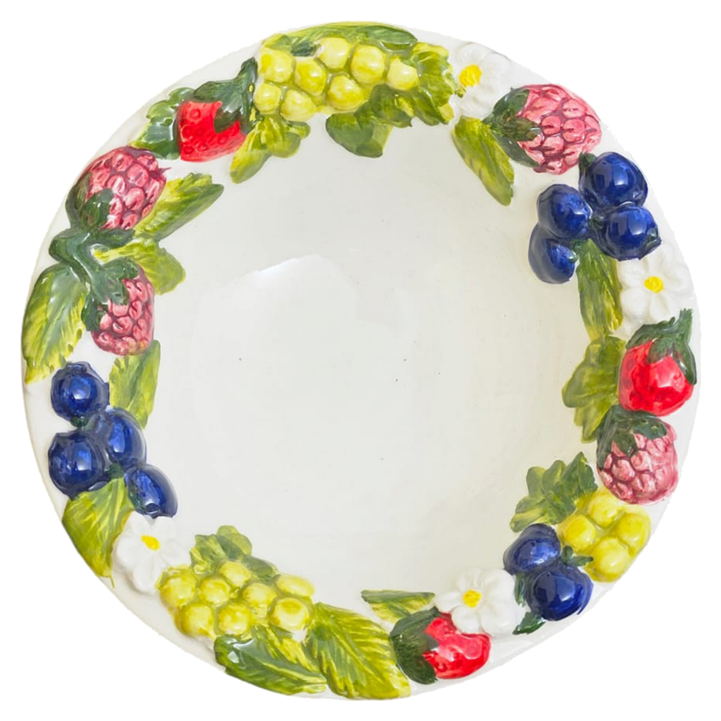 Les Ottomans Berries Porcelain Soup Bowl