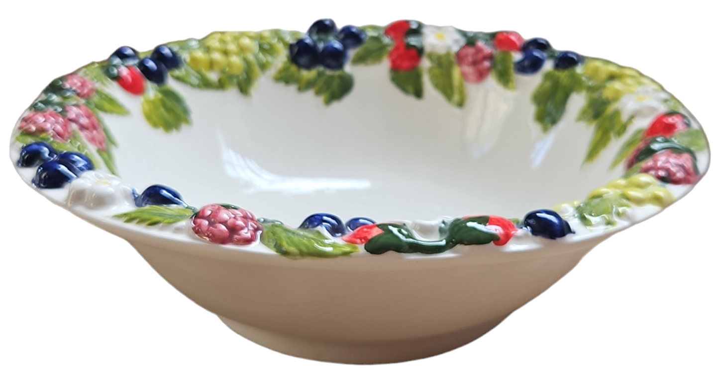 Les Ottomans Berries Porcelain Serving Bowl