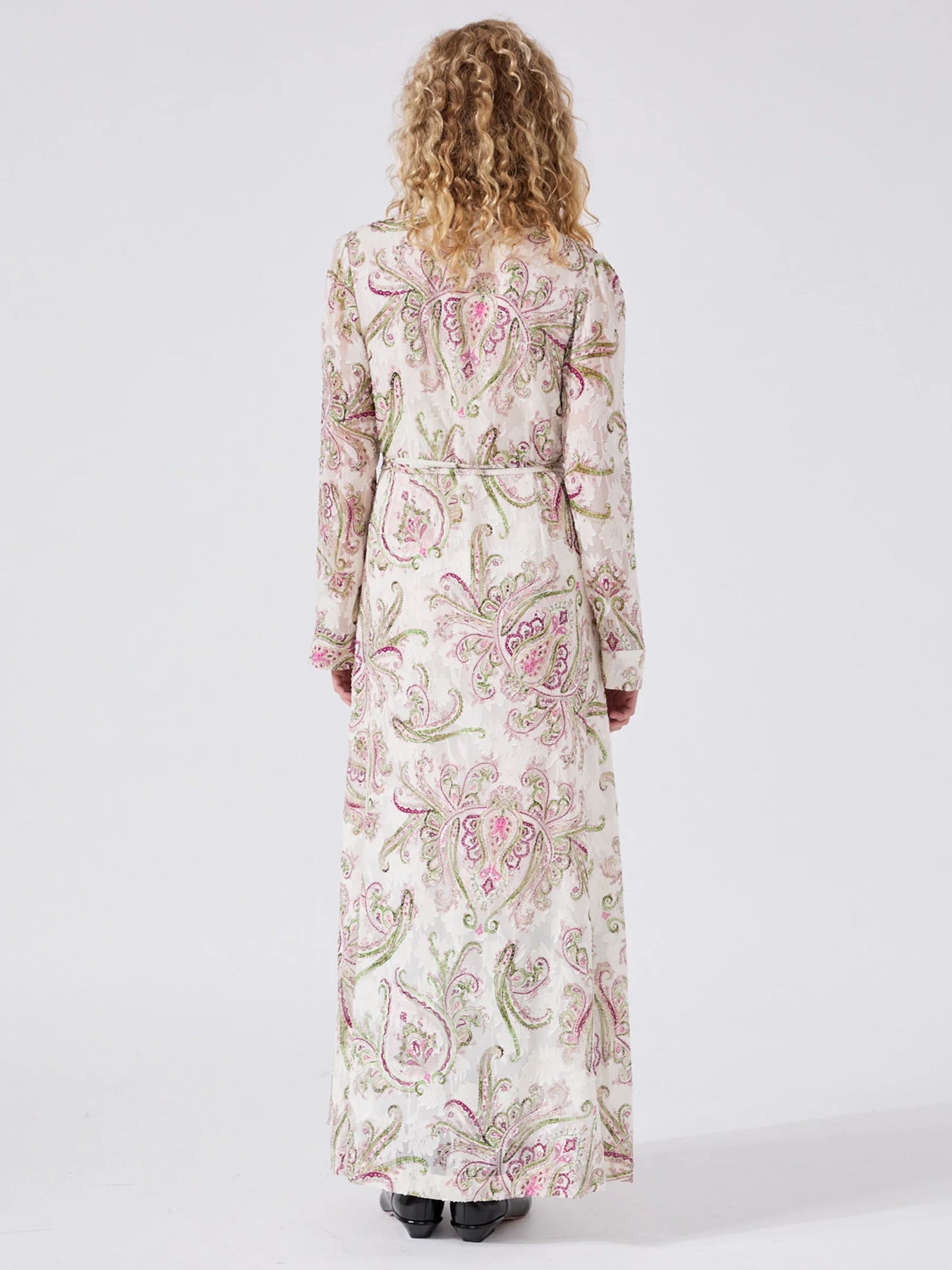Hayley  Menzies Jimi Silk Jacquard Shirt Dress