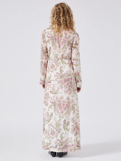 Hayley  Menzies Jimi Silk Jacquard Shirt Dress