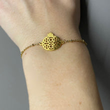Load image into Gallery viewer, Narinee Pomegranate Charm Bracelet - Rose Gold
