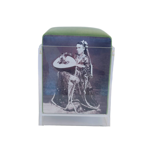 Nada Debs Vintage Floating Stool - Green