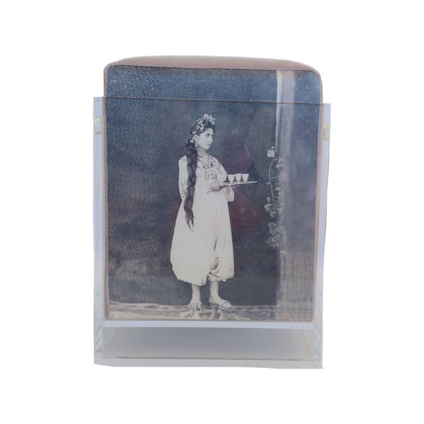 Nada Debs Vintage Floating Stool - Lilac