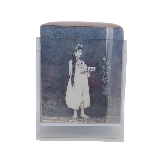 Nada Debs Vintage Floating Stool - Lilac