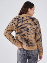 Load image into Gallery viewer, Hayley  Menzies Big Meow Alpaca Jacquard Cardigan
