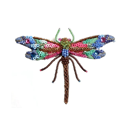 Braid Dragonfly Brooch Pin