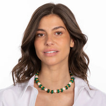 Load image into Gallery viewer, Necklace Teodora - Malachite
