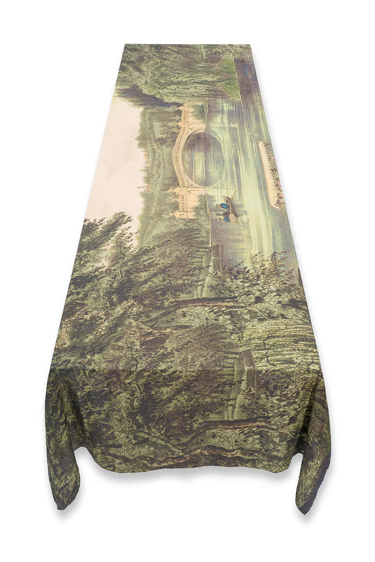 S&B x John Derian Central Park Linen Tablecloth