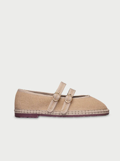 Claire Sand Ballerinas