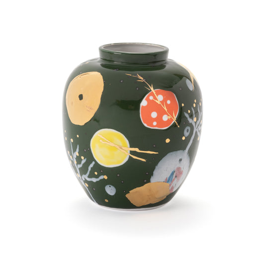 Coral Song Vase - Dark Green