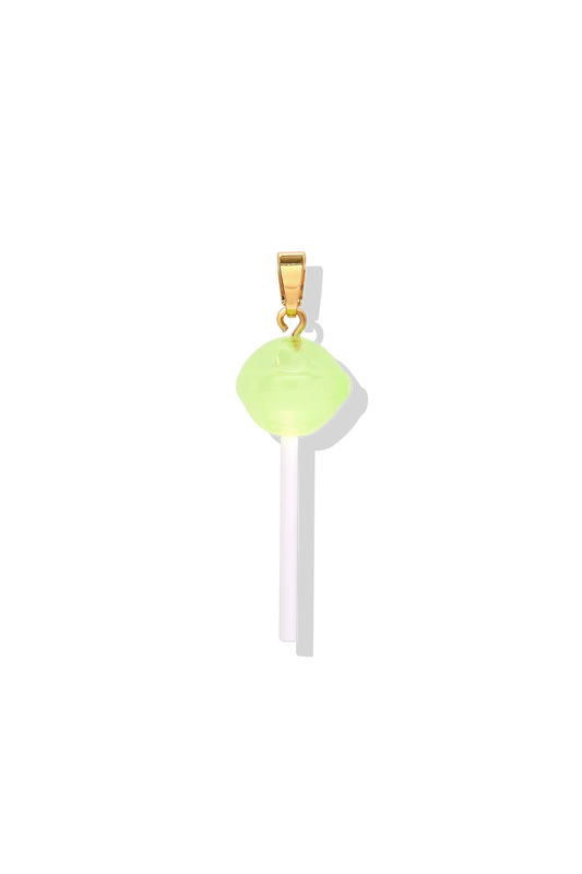 Crystal Haze Cosmic Pop Pendant - Lime