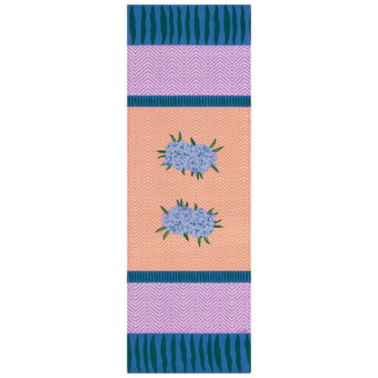 Oleander Lilac Cotton Runner