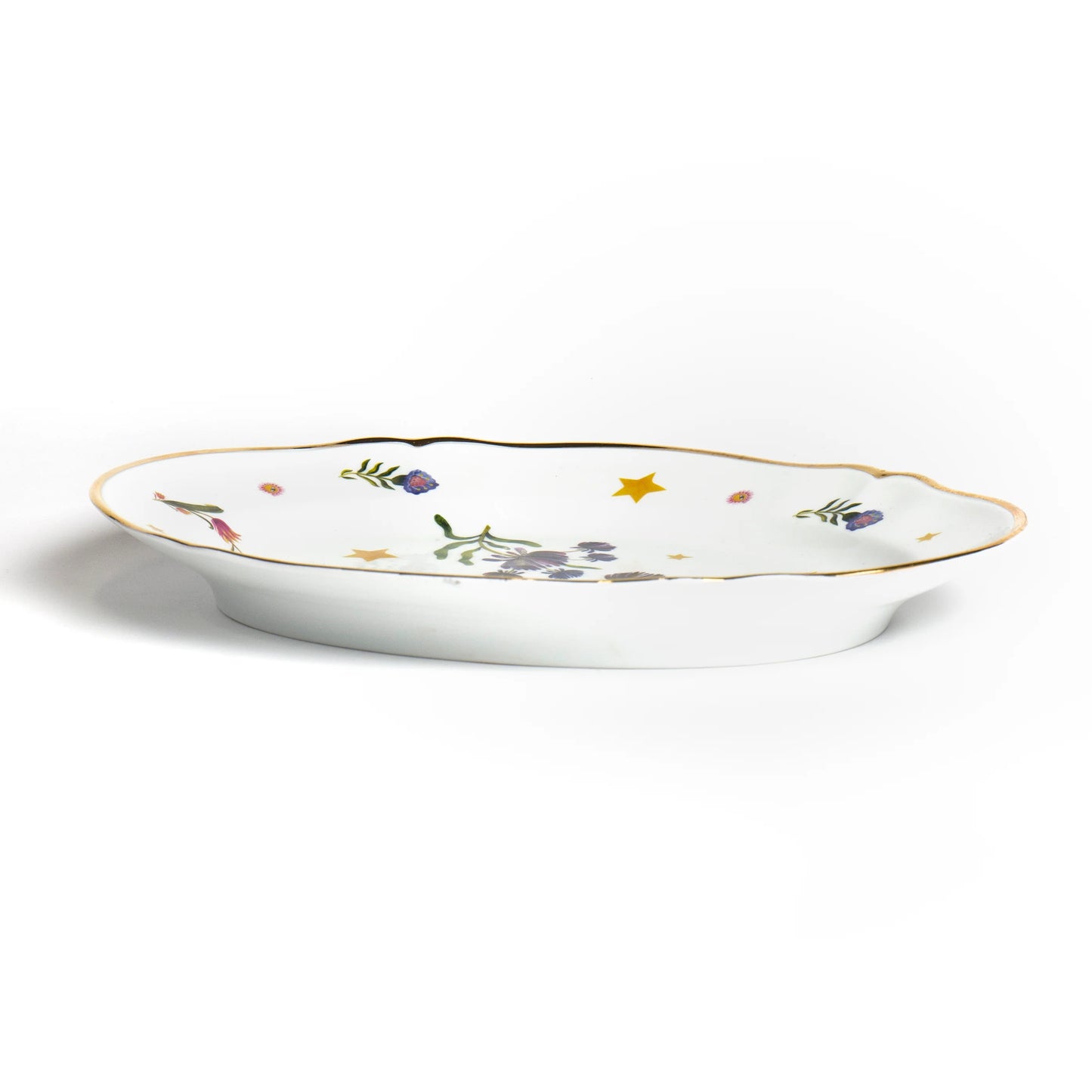 Bitossi Home Oval Platter Porcelain - Floral