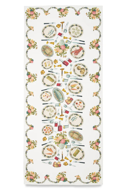 S&B x John Derian The Feast Linen Tablecloth