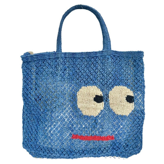 The Jackson Jute Tote Bag Large - Big Eyes