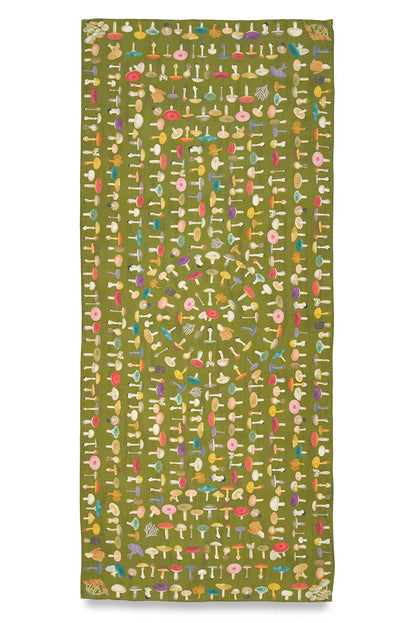 S&B x John Derian Green Fungi Linen Tablecloth