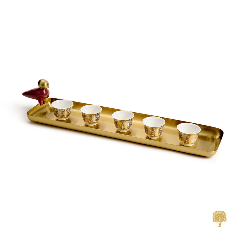 Bird Tray - Gold