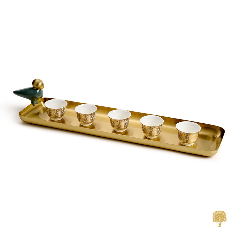 Bird Tray - Gold