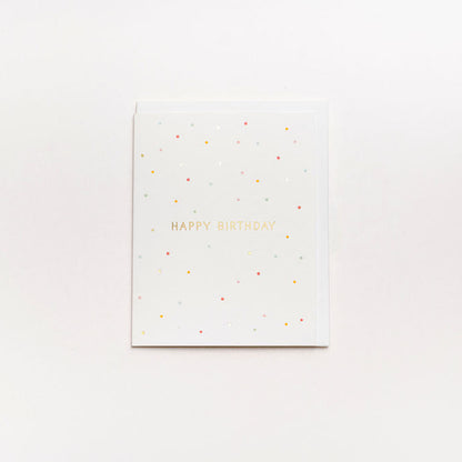 Happy Birthday Confetti Card