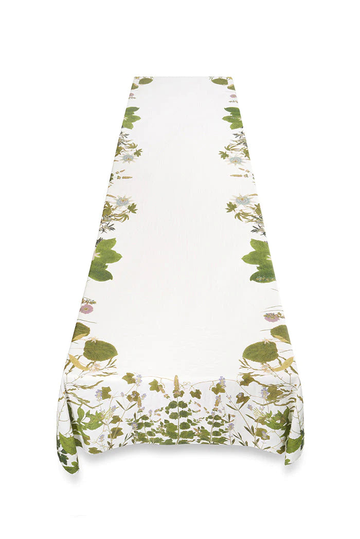 Herb Garden Linen Tablecloth