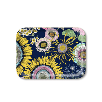 Sunflower Navy Tray 27x20cm