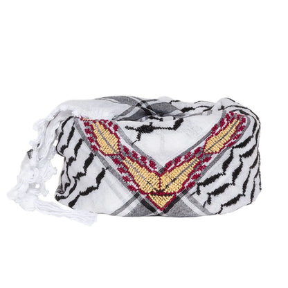 Keffiyeh White Flame