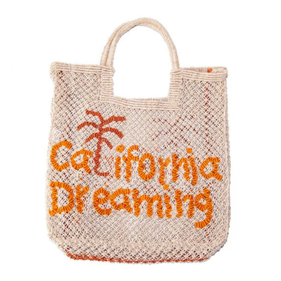 The Jackson Jute Tote Bag Large - California Dreaming