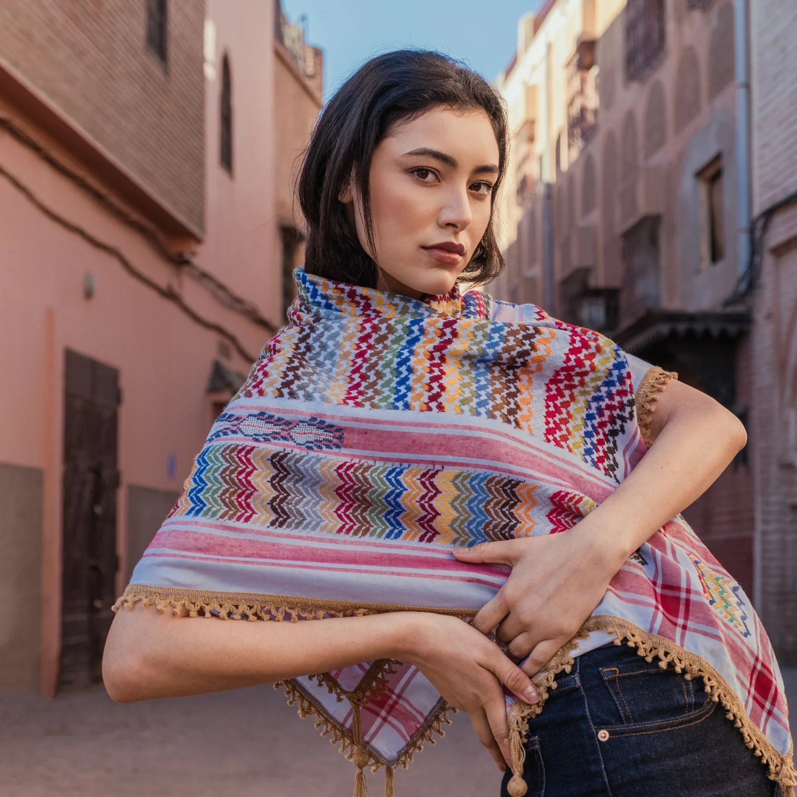 Multicolor Keffiyeh