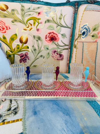 Sugibi Pigeon Teaglass - Royal Blue