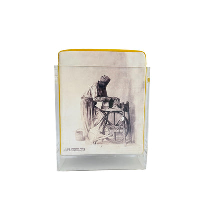 Nada Debs Vintage Floating Stool - Yellow