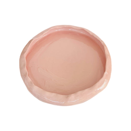 Marylynn Massoud & Rasha Nawam Ceramics Large Footed Serving Platter - Pink