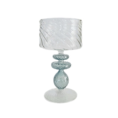 Blown Glass Footed Bowls