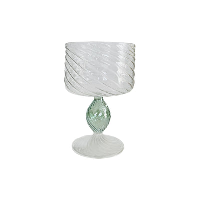 Blown Glass Footed Bowls