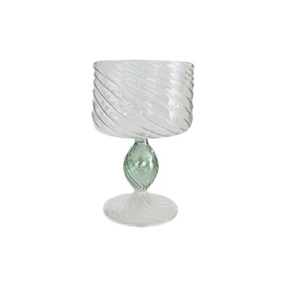 Blown Glass Footed Bowls