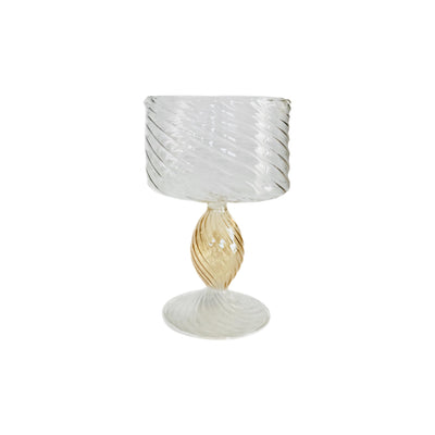 Blown Glass Footed Bowls