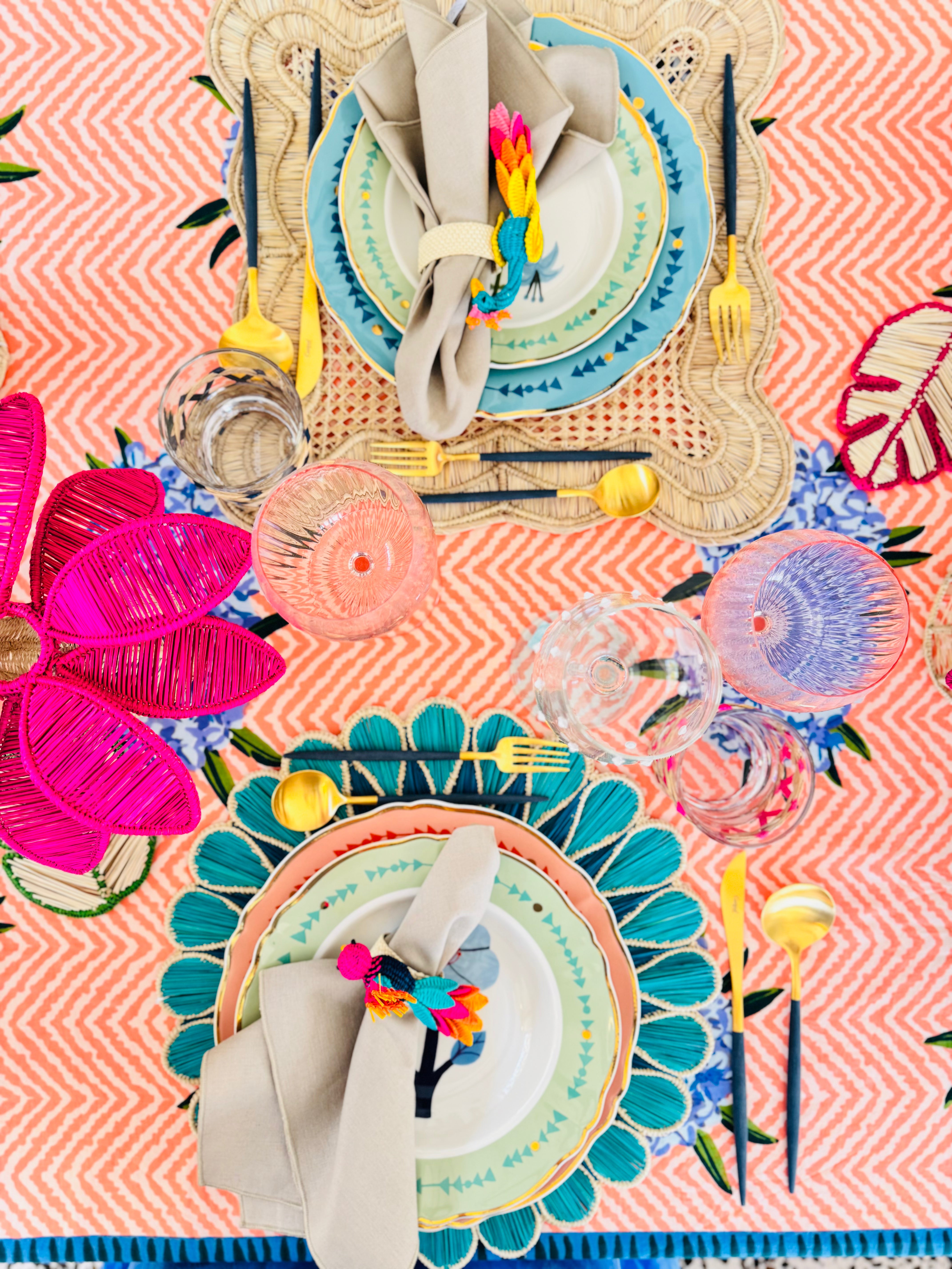 Drops Placemat - Turquoise