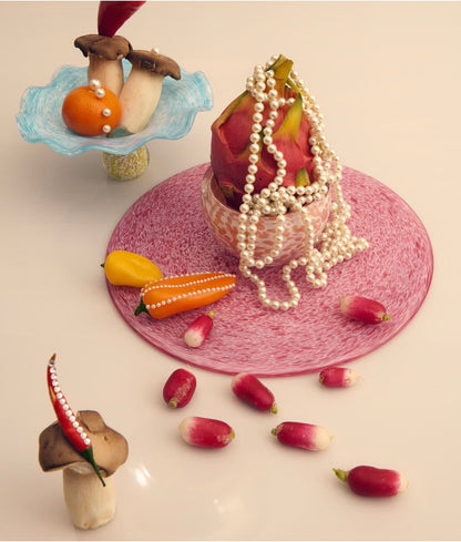 2 in 1 Multi Glass Footed Cake Plate / Bowl for Tapas