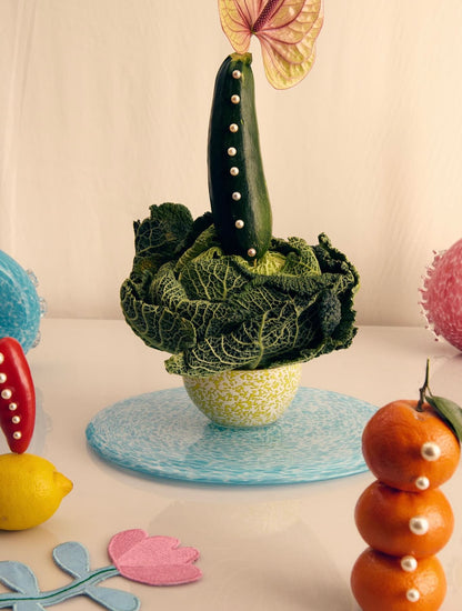 2 in 1 Multi Glass Footed Cake Plate / Bowl for Tapas