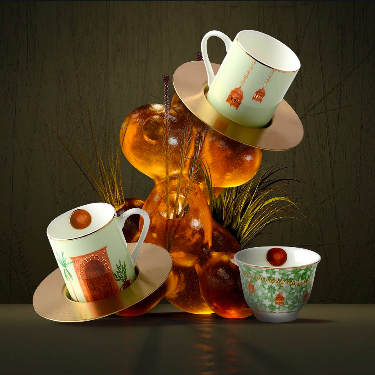 Zarina Sahara Expresso Coffee Cups - Set of 6