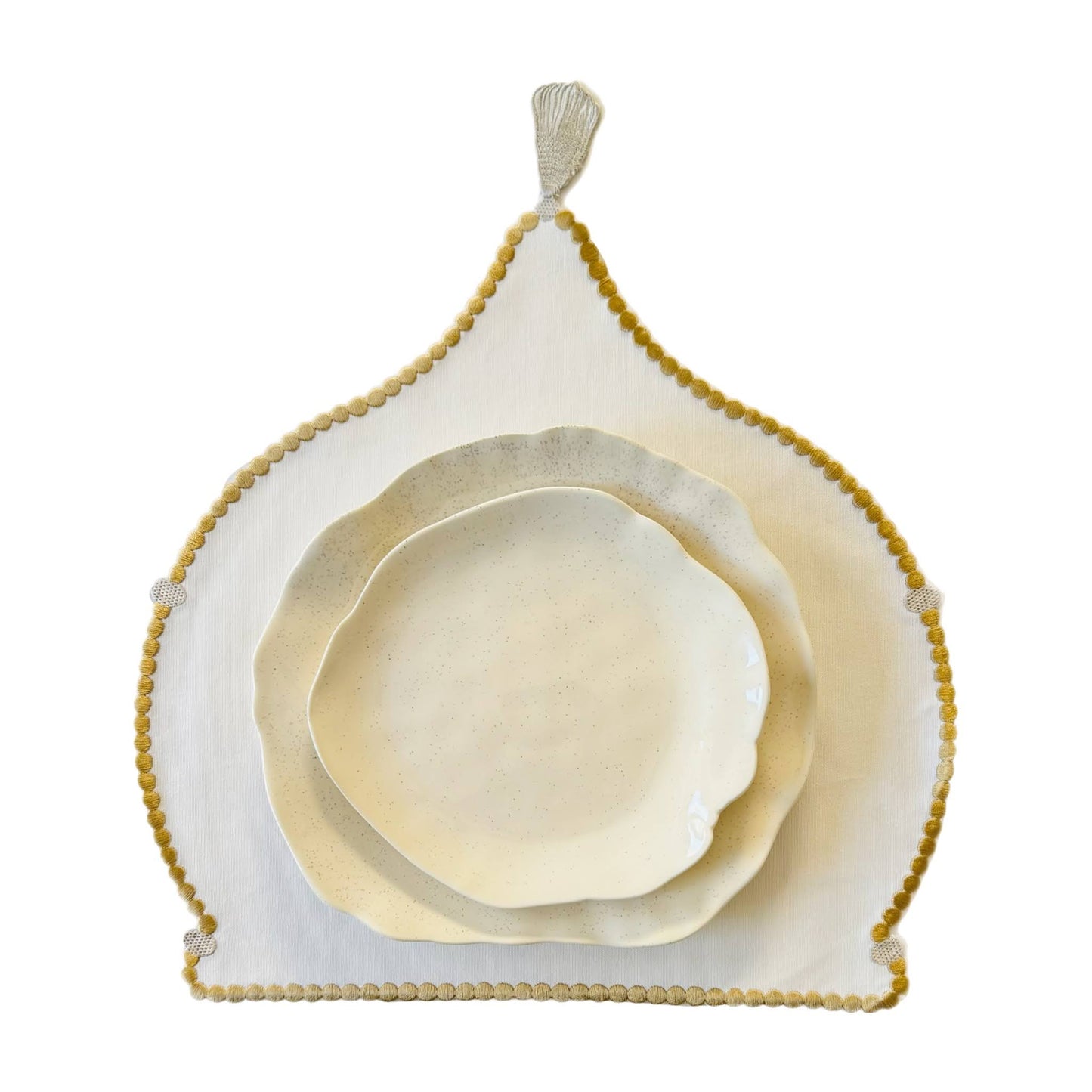 Sibha Dome Placemat Silver/ Gold