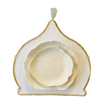 Sibha Dome Placemat Silver/ Gold