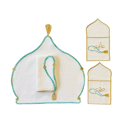 Sibha Dome Placemat Turquoise