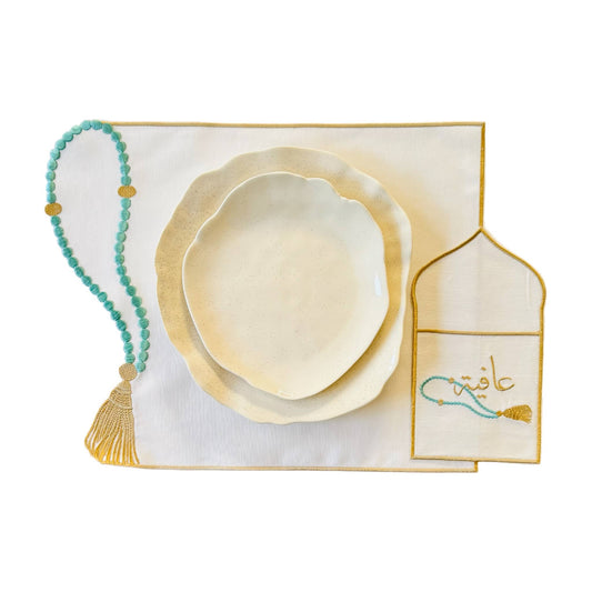 Sibha Placemat Turquoise