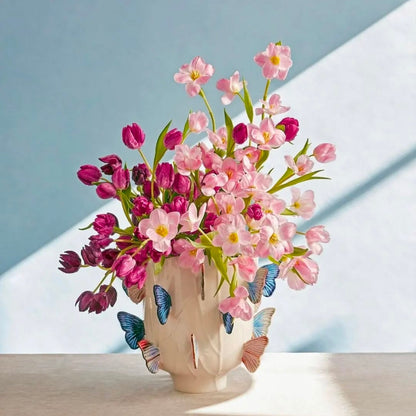 Cloudy Butterflies Vase - Small