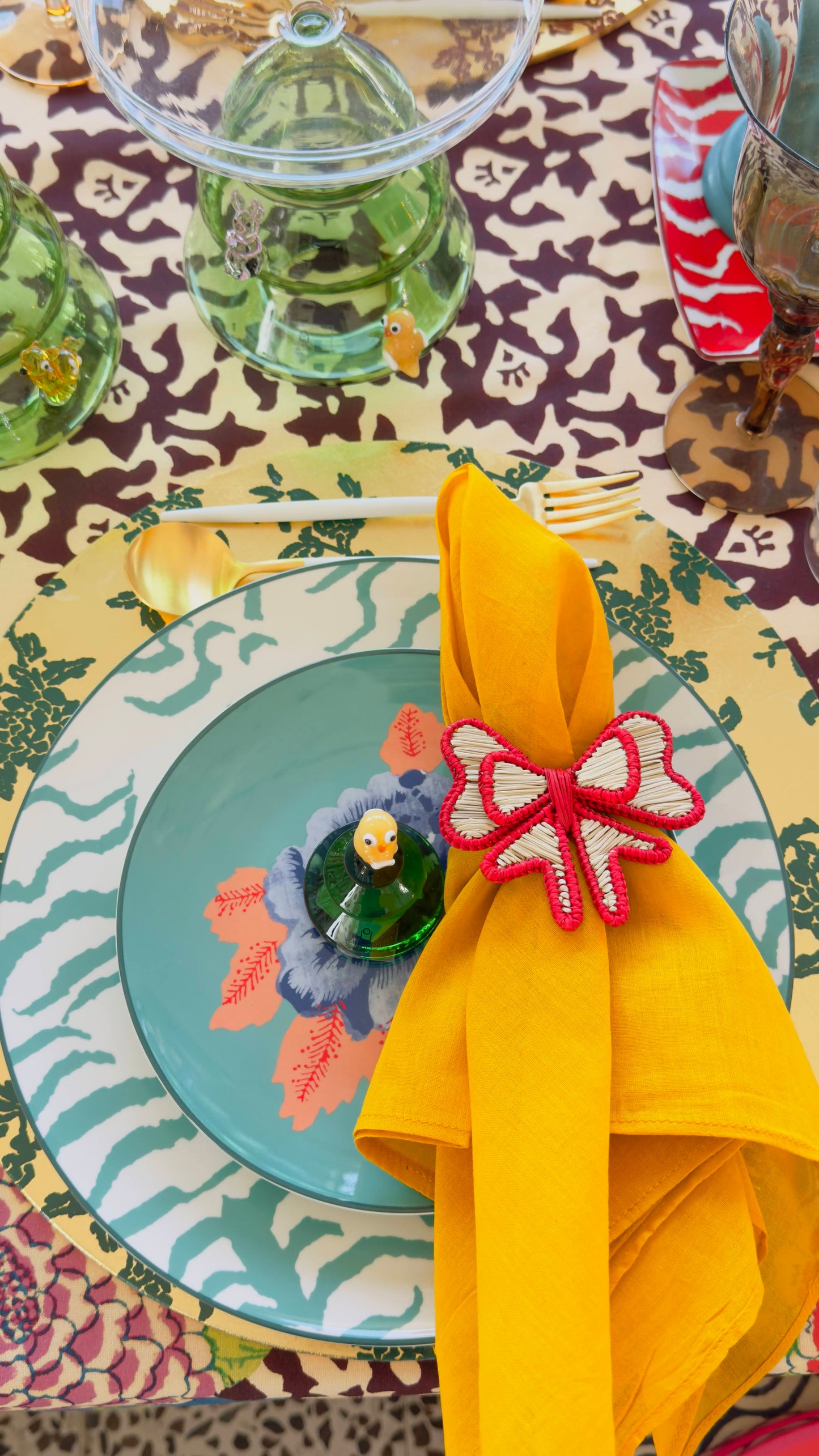 Napkin Ring - Bow Red