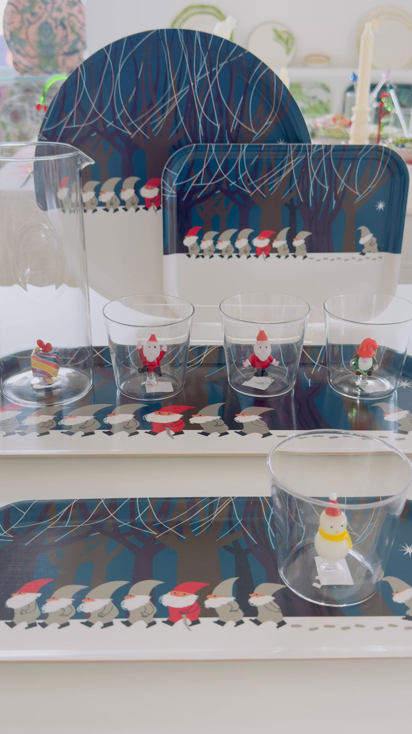 Santa Parade Tray 50x22cm