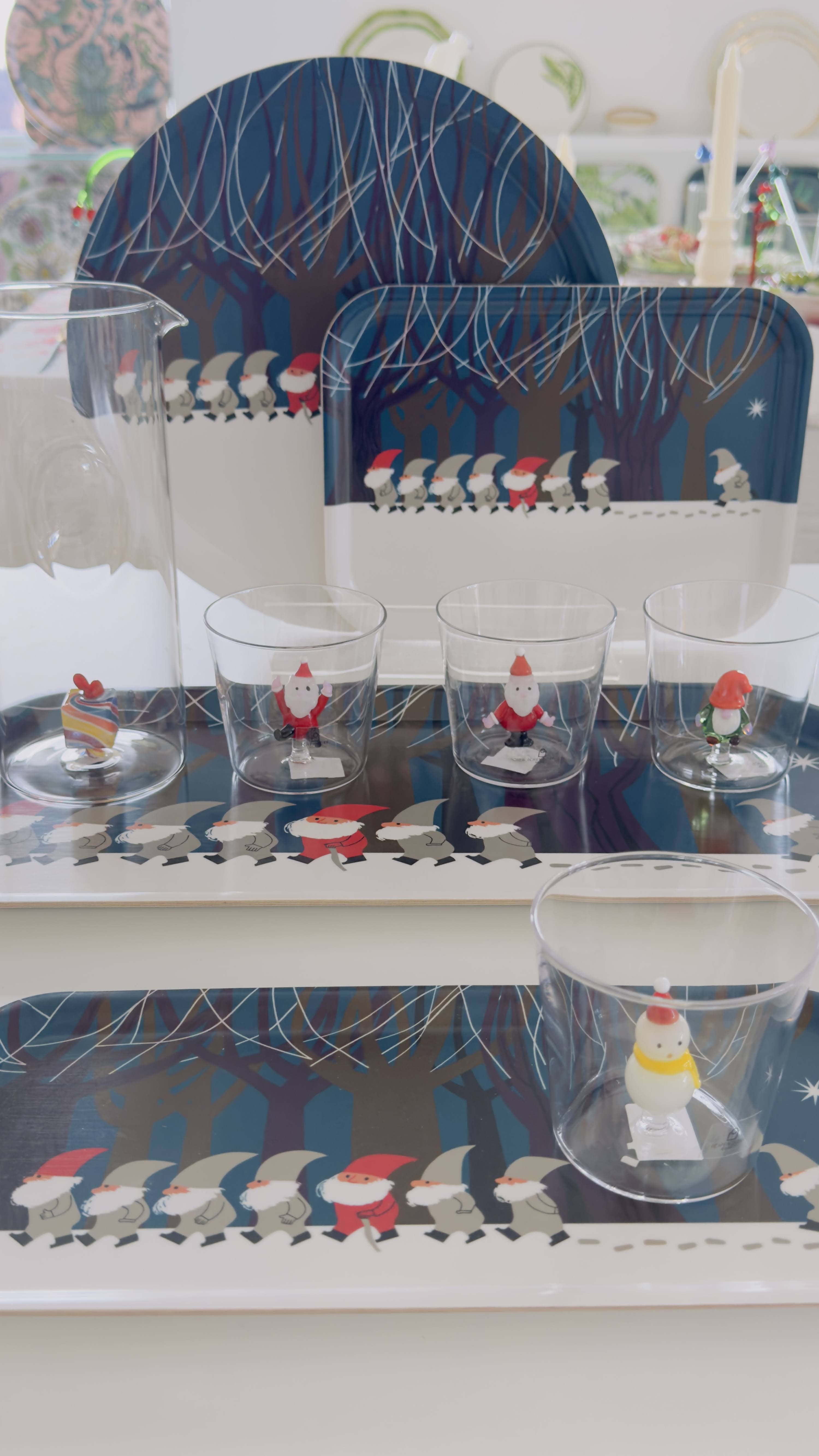 Santa Parade Tray 27x20cm