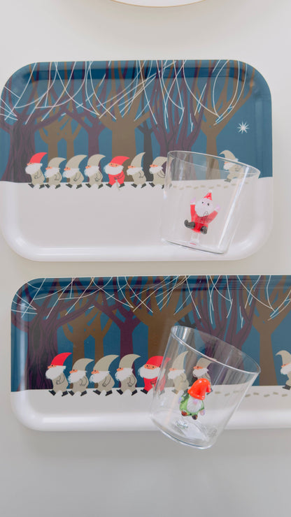 Santa Parade Tray 32x15cm