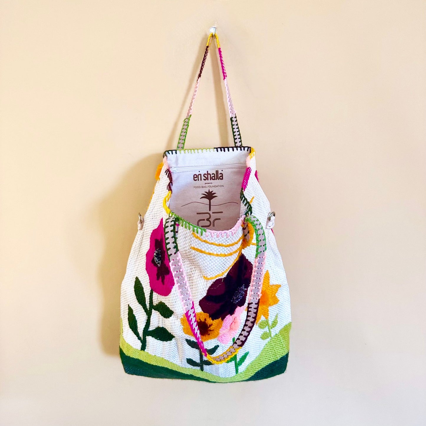 Sunshine Flowers Bag - Medium